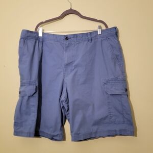 Izod Men's Slate Blue Cargo Shorts Sz 42